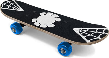 Stamp disney skateboard spideyzwart geel blauw rood 43 cm