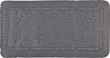 Differnz tutus anti-slip inlegmat bad 68x36cm antraciet