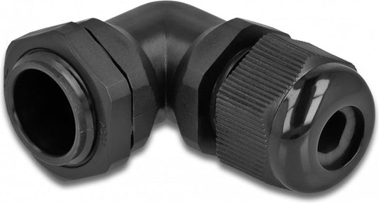 Delock kabelwartel 90 ° schuine pg11 zwart