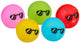 Eddy toys watersponsballen - set van 3 - zachte speelbal - assorti