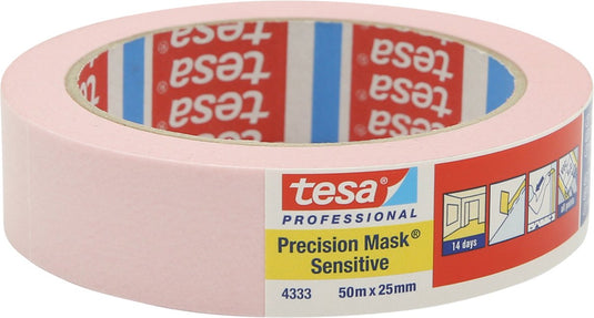 Tesa professional 1009792 - 4333 prec mask sens 50m x 38mm | 4 stuks