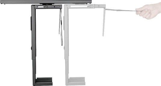 Logilink eo0004 cpu-houder desk-mounted cpu holder zwart
