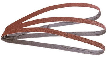 Wolfcraft - schuurbanden voor bandschuurmachine 13 x 457 mm - korrel 40 - 3 stuks - 1724000