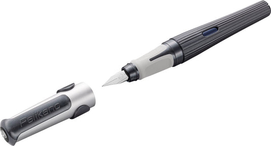 Pelikan vulpen o structure - rechtshandig - grijs
