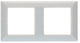 Jung as500 afdekraam schakelmateriaal - as582ww - e32su