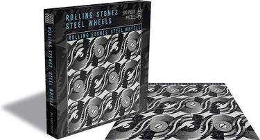 Plastic head rolling stones - steel wheels