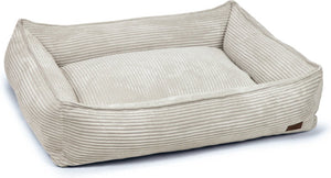 Designed by lotte ribbed - hondenmand - lichtgrijs - 95x80x23 cm