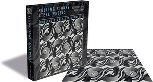 Plastic head rolling stones - steel wheels