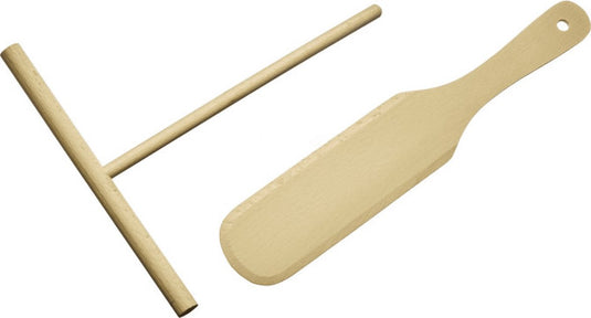Westmark crêpespatel beslagspreider woody – praktische set voor een moeiteloze bereiding van heerlijke crêpes en dunne pannenkoekjes – hout, 2 stuks