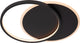 Lucide axelle - plafonnière (plafondlamp) - ø 29,5 cm - led 3 stepdim - 1x24w 2700k - zwart