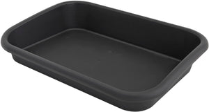 Elho green basics tuintray 60 - binnen en buiten - kweken en oogsten - ø 58.5 x h 11.0 cm - living black