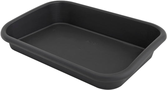 Elho green basics tuintray 60 - binnen en buiten - kweken en oogsten - ø 58.5 x h 11.0 cm - living black