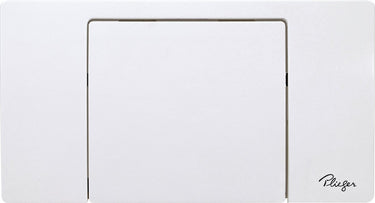 Plieger neckar bedieningspaneel – bedieningspaneel toilet wit – frontbediening – 1 start stop knop