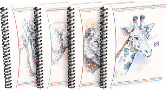 Oxford boho spirit notitieboek a5 gelijnd 120 pagina's 90g willekeurig design