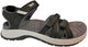 Teva w tirra sport leren dames sandalen - zwart