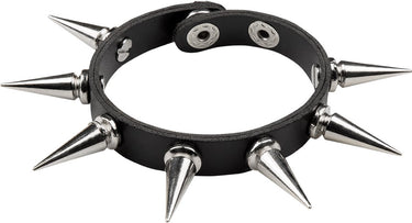 Boland - armband spike deluxe zwart - volwassenen - vrouwen - rocker - punk en aso