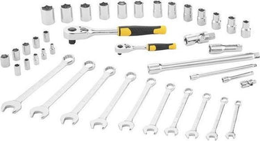 Stanley dopsleutelset 1 4 + 1 2 + ringsteeksleutels - 41 delig