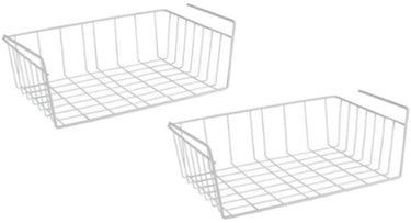 Metaltex - set van 2 hangmanden - kasthangmand - opberger - organizer - wit