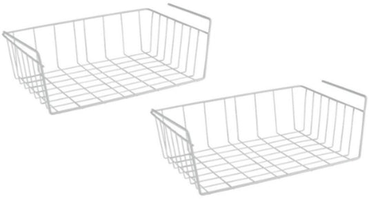 Metaltex - set van 2 hangmanden - kasthangmand - opberger - organizer - wit