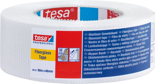 Tesa professional tesa® professional - glasvezeltape - gipsplaatverbindingen - zelfklevend - wit - 45m x 48mm