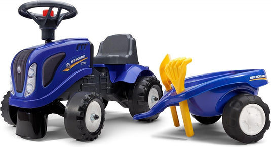 Falk new holland looptractor - tractor voor peuters 1-3 jaar met aanhanger