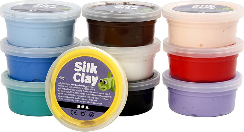 Load image into Gallery viewer, Silk clay basisset 2 - boetseerklei

