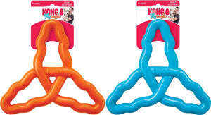 Kong flyangle hondenspeelgoed assorti | duurzaam trekspeelgoed
