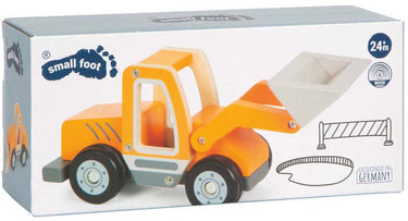 Small foot - houten wiellader met shovel