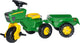 Rolly toys rolly minitrac john deere driewieler - traptractor met aanhanger