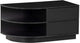 Woood finca tv meubel rond links - zwart - 40x78x40