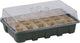 Kinzo kweekkas – set van 2 – kweekbak met 12 cellen – mini kas voor kruiden kweken – 30 x 19,5 x 10,5 cm