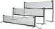 Exit toys exit verstelbaar sportnet 243x500cm - volleybalnet - badmintonnet - tennisnet - in hoogte verstelbaar - buiten - zwart
