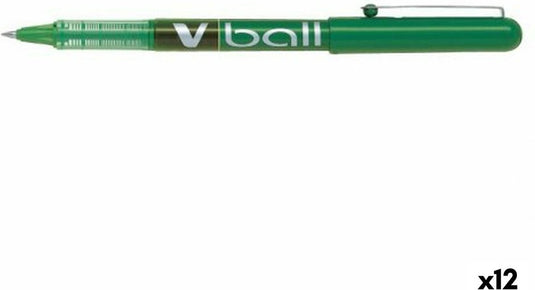 Pilot pen roller v ball groen klot 0,5 mm (12 stuks)