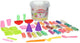 Lobbes speelgoed bv lobbes kleiset opbergbox ijsjes - 24 kleuren klei creatief speelgoed.