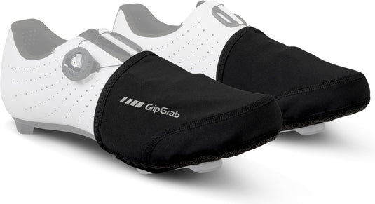 Gripgrab - windproof wielren toe covers teenwarmers overschoenen winddicht voor racefietsschoenen - zwart - unisex - maat s m (38-41)