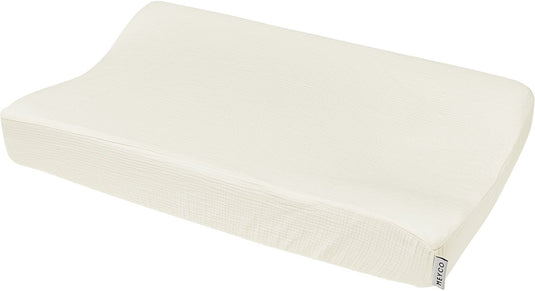 Meyco baby uni aankleedkussenhoes - pre-washed hydrofiel - natural - 50x70cm