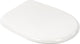 Plieger uni toiletbril - universele vorm wc bril - duroplast - wit - met deksel - softclose - quick release - rvs bevestiging