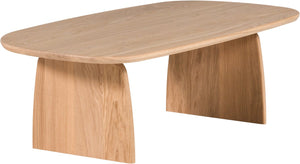 Woood tablo salontafel 110 cm - eiken - transparant - 35x110x59