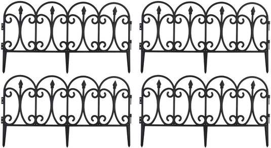 Kinzo - tuinhek 4pc - 4 stuks - afmeting 59x33 mm - kunststof