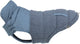 Trixie hondenjas - ajou blauw 18cm - warme polyester, verstelbare borstflap, modieuze sierzakken