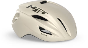 Met manta mips fietshelm – aerodynamische racefietshelm mips – wielrenhelm voor heren en dames - maat m - wax white | matt