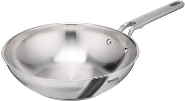 Tefal extreme uncoated - wokpan - 28 cm - zonder coating - pfas-vrij - inductie