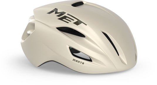Met manta mips fietshelm – aerodynamische racefietshelm mips – wielrenhelm voor heren en dames - maat m - wax white | matt