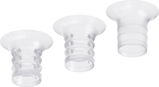 Medela inserts voor borstkolf – 6 stuks in 3 maten (15, 18 21 mm)