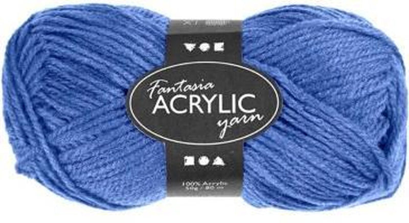 Load image into Gallery viewer, Creativ company creotime fantasia acrylgaren 50gr blauw
