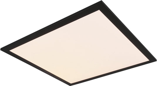 Rl live your light reality alpha - plafondlamp - zwart mat - incl. 1x smd 18 w - wand- en plafondmontage - lichtbron niet vervangbaar - niet dimbaar