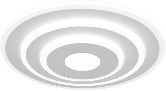 Rl live your light reality goya - plafondlamp - wit mat - incl. 1x smd 35 w - afstandsbediening - geintegreerde dimmer - traploos instelbare lichtkleur - nachtlampje - dimbaar met schakelaar - wand- en plafondmontage - geheugenfunctie