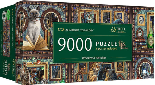 Trefl legpuzzel 9000 stukjes magic world lisa parker - dieren fantasie.