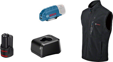 Bosch blauw ghv 12 + 18v xa | verwarmde bodywarmer 2xl | incl. accu lader - 06188000g8