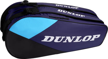 Dunlop - tennistas- fx-club 6rkt- unisex sporttas - violet zwart cyaan